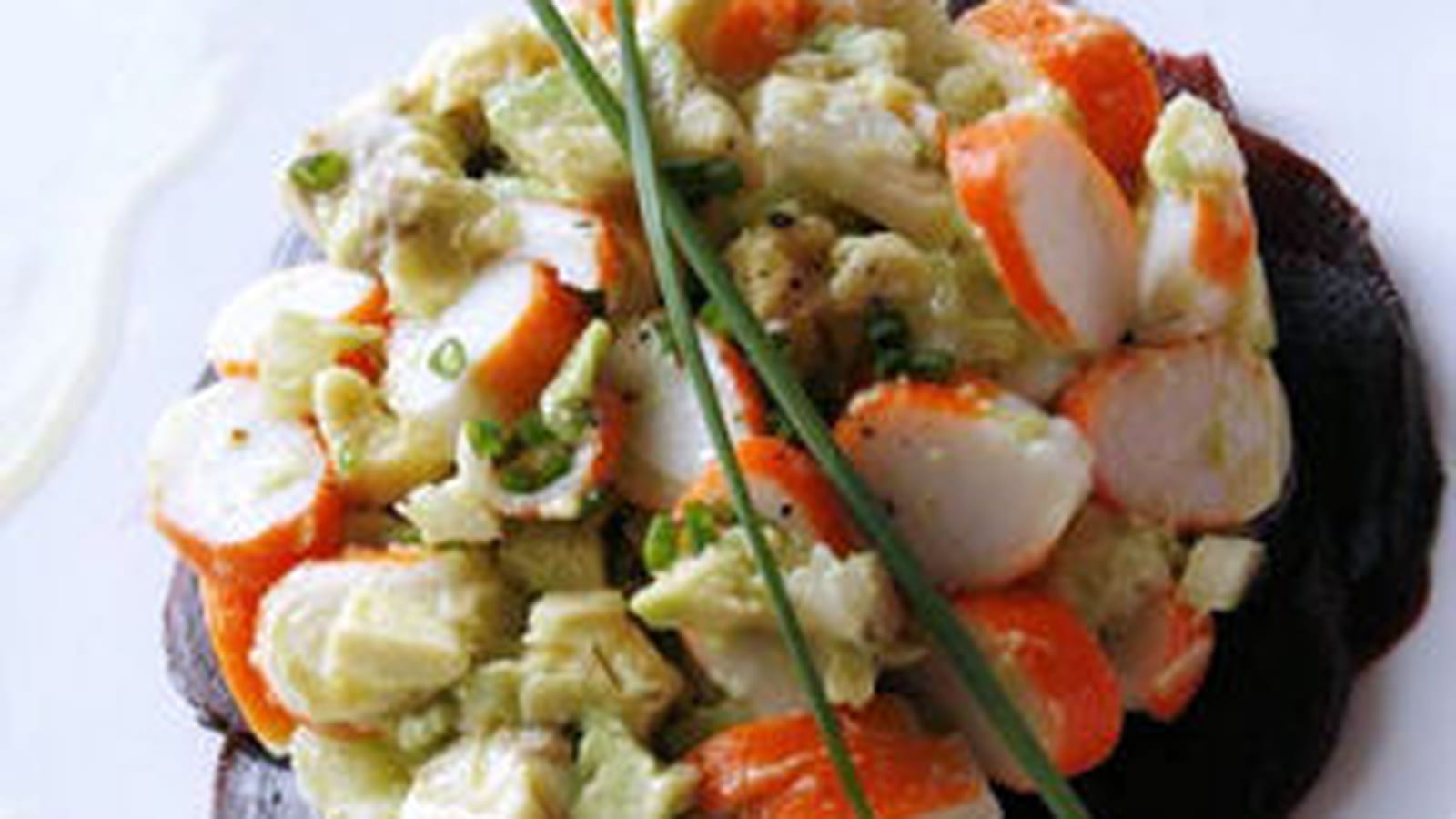 Crudités-surimi façon tartare