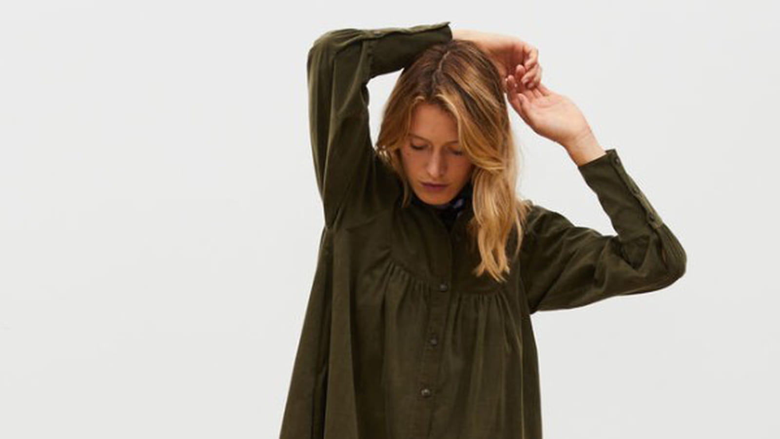 Robe en velours Comptoir des Cotonniers 