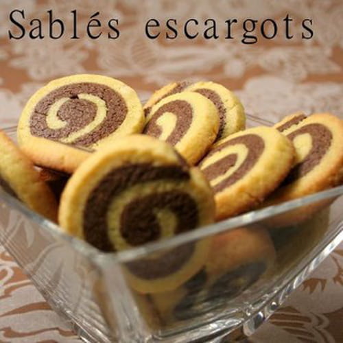 Sablés escargots