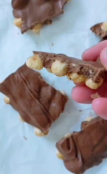 Cœur croquant au chocolat, une recette facile et rapide : Etape 3