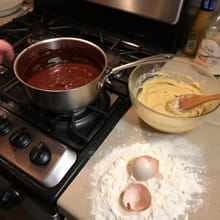 Fondant au chocolat au cœur coulant : Etape 2