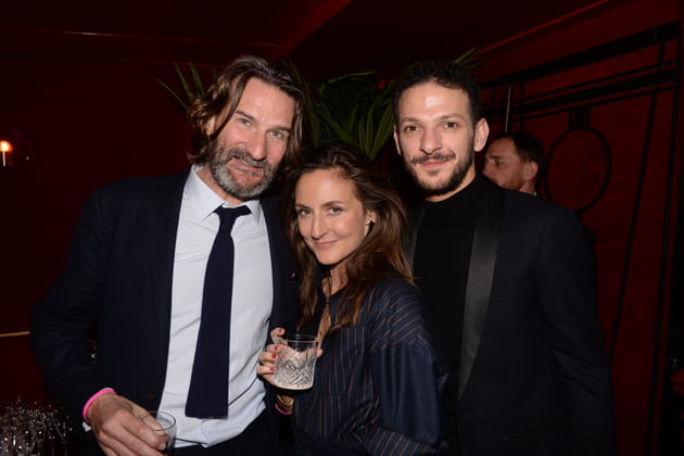 Fr&eacute;d&eacute;ric Beigbeider, Camille Chamoux et Vincent Dedienne &agrave; l'aftershow des Globes de Cristal