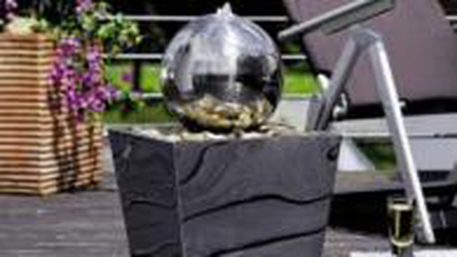 Fontaine en inox Sirus de Seliger