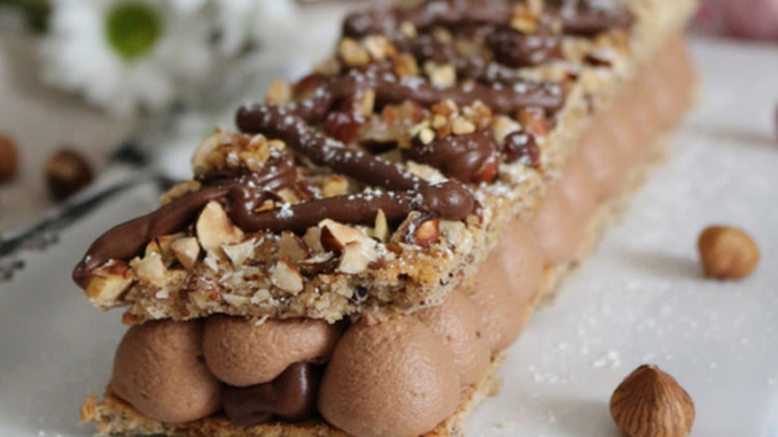 Gâteau raffiné aux noisettes