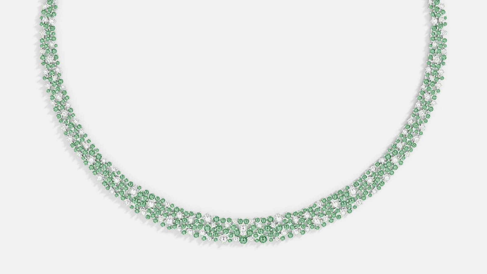 Ras-de-cou Goutte Vert Pastel