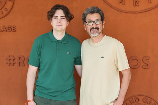 David Foenkinos s'offre une sortie avec son fils &agrave; Roland-Garros