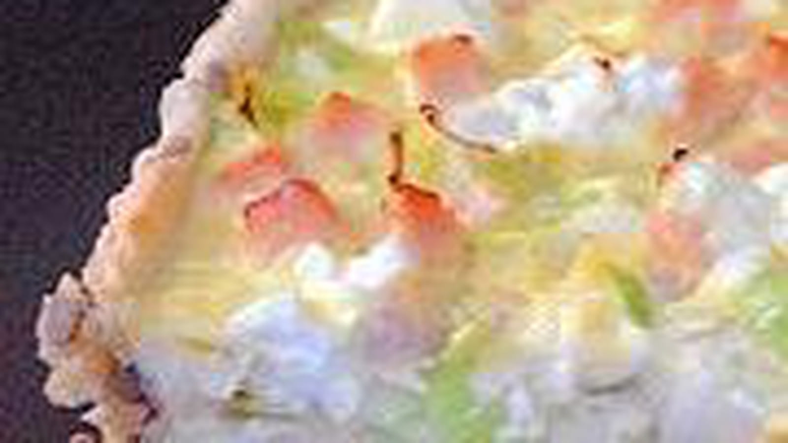 Tarte au poulet, chèvre frais