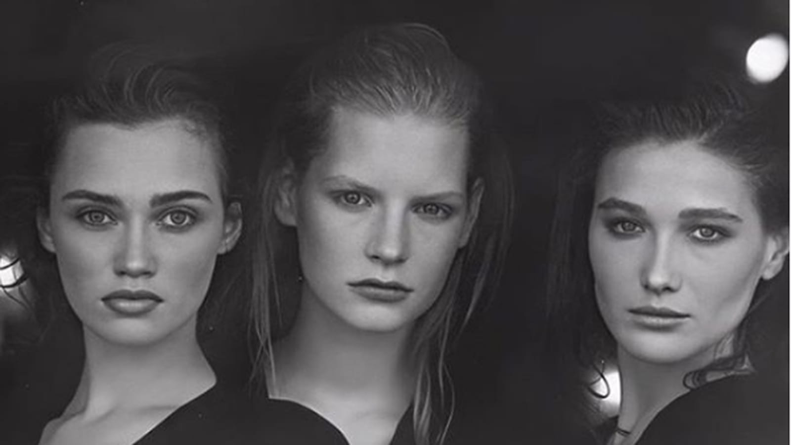Marine Delterme, Kirsten Owen et Carla Bruni
