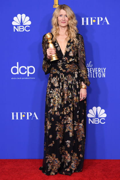 Laura Dern en robe Saint Laurent