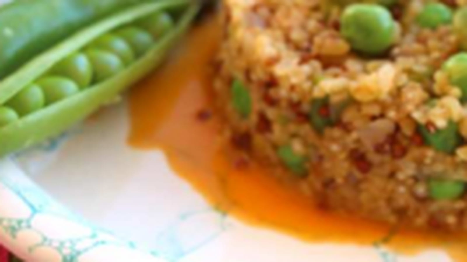 Risotto fèves et petits pois frais