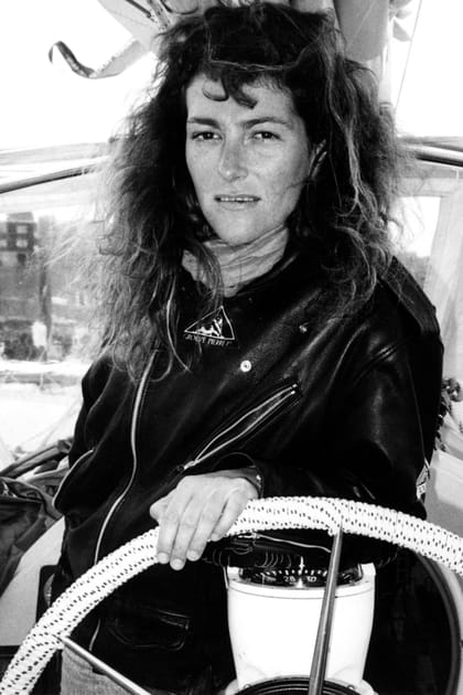 La navigatrice Florence Arthaud en 1988