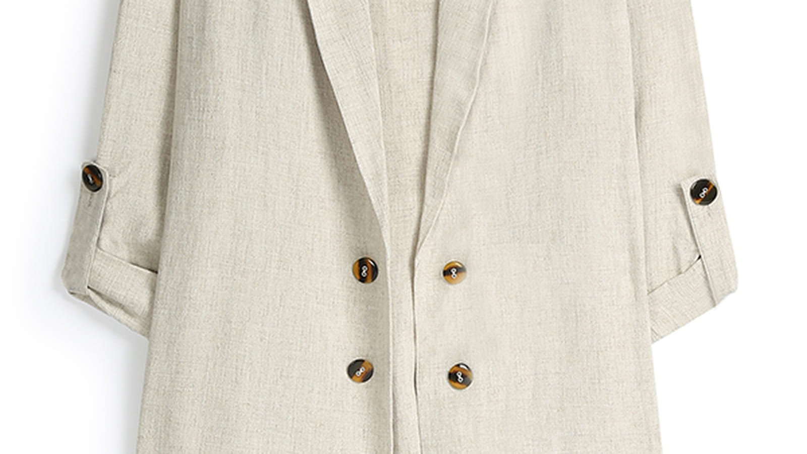 Blazer blanc en lin