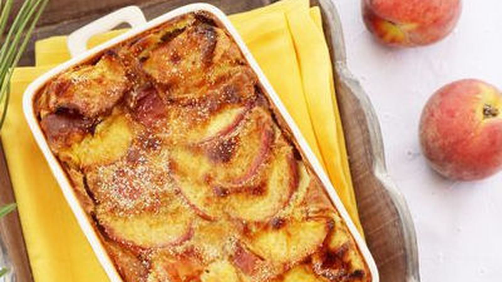 Clafoutis aux pêches