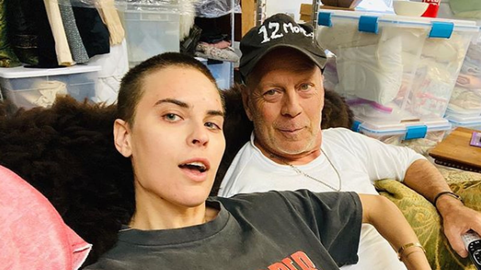 Tallulah Willis et Bruce Willis