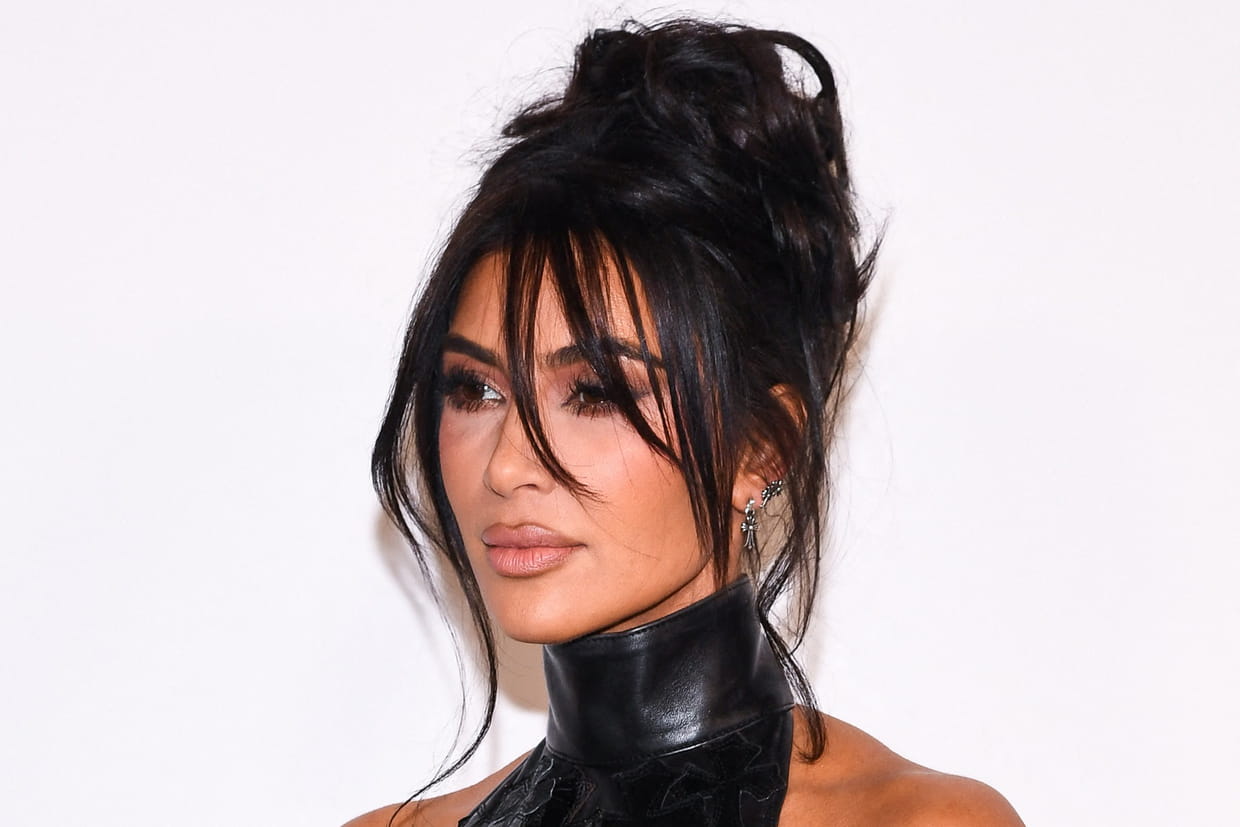 Le messy chic de Kim Kardashian, حجم الصورة 1240x827