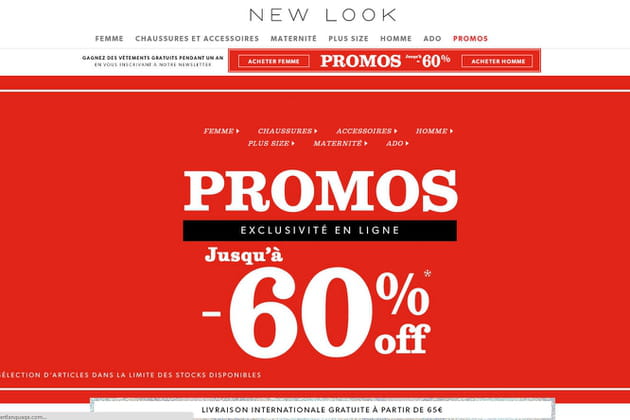 Le e-shop de New Look
