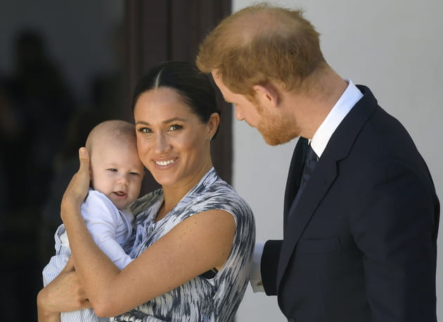 Meghan Markle et le prince Harry en Afrique du Sud avec Archie, 25&nbsp;septembre 2019.