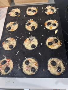 Muffins façon pizza : Etape 1