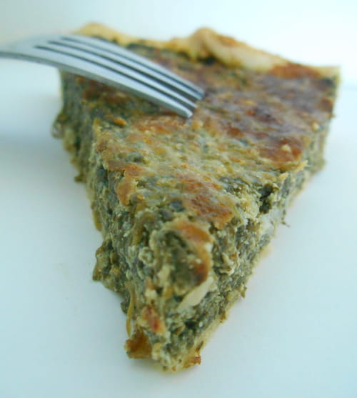 Tarte aux épinards et à la ricotta