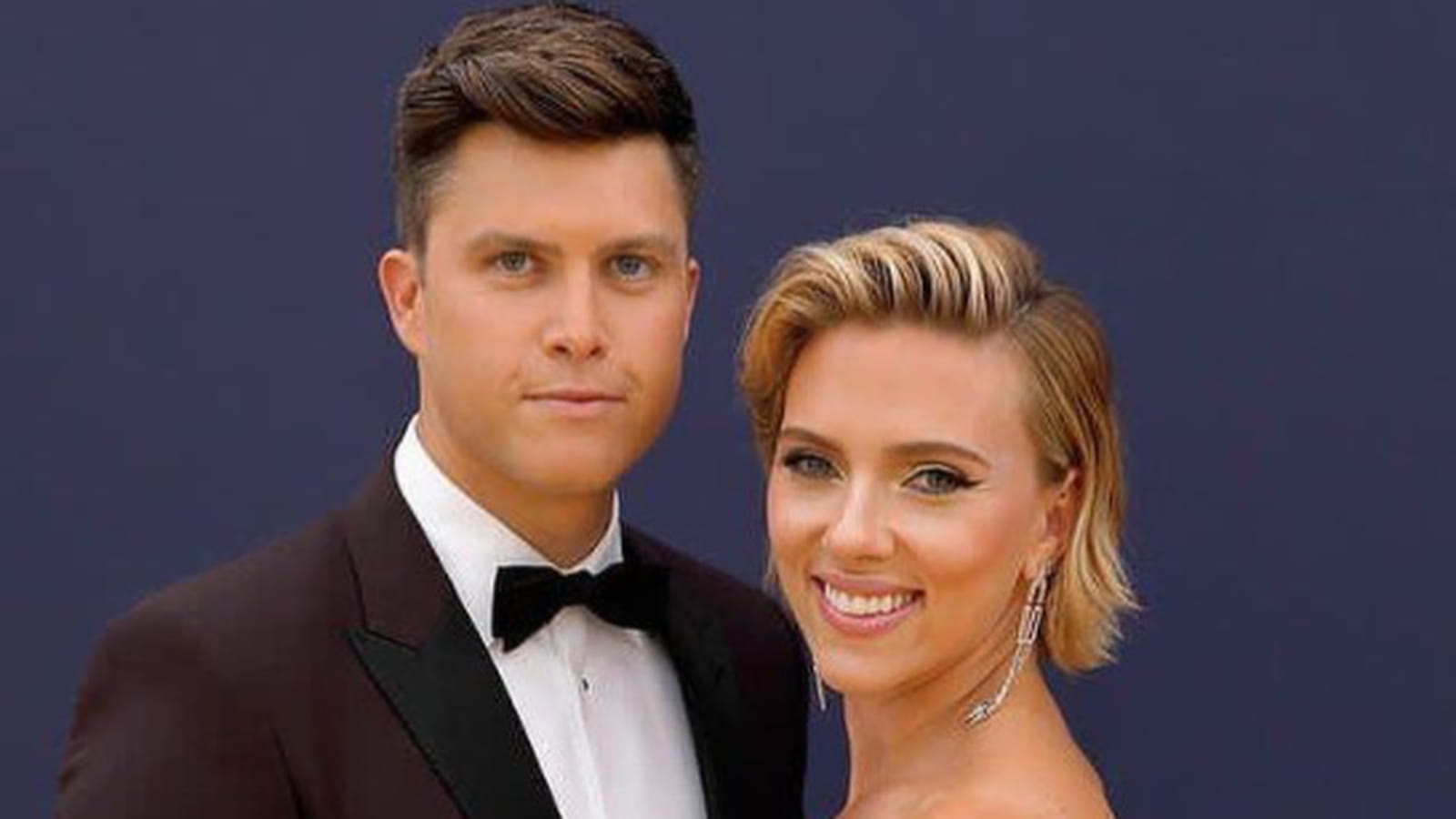 Scarlett Johansson et Colin Jost