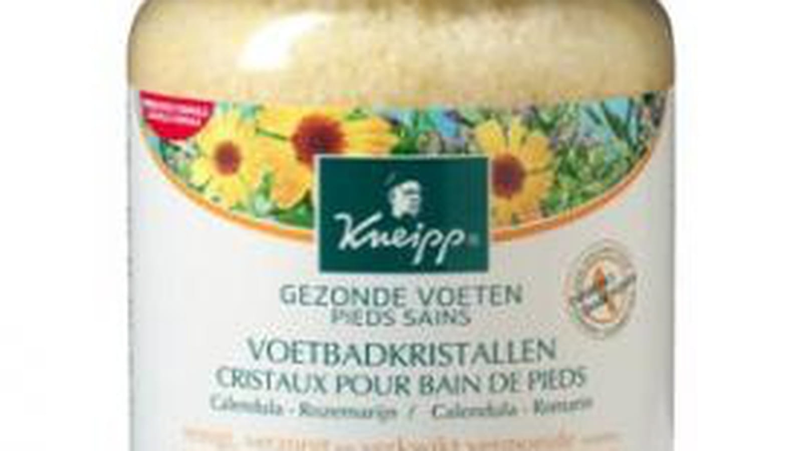 Sels de bain Pieds Calendula Romarin de Kneipp 