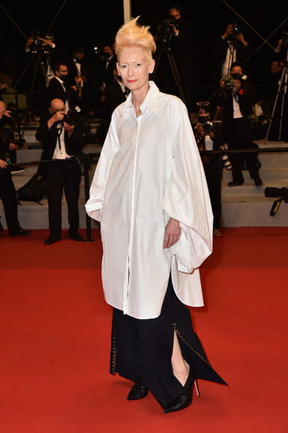 Tilda Swinton en Schiaparelli