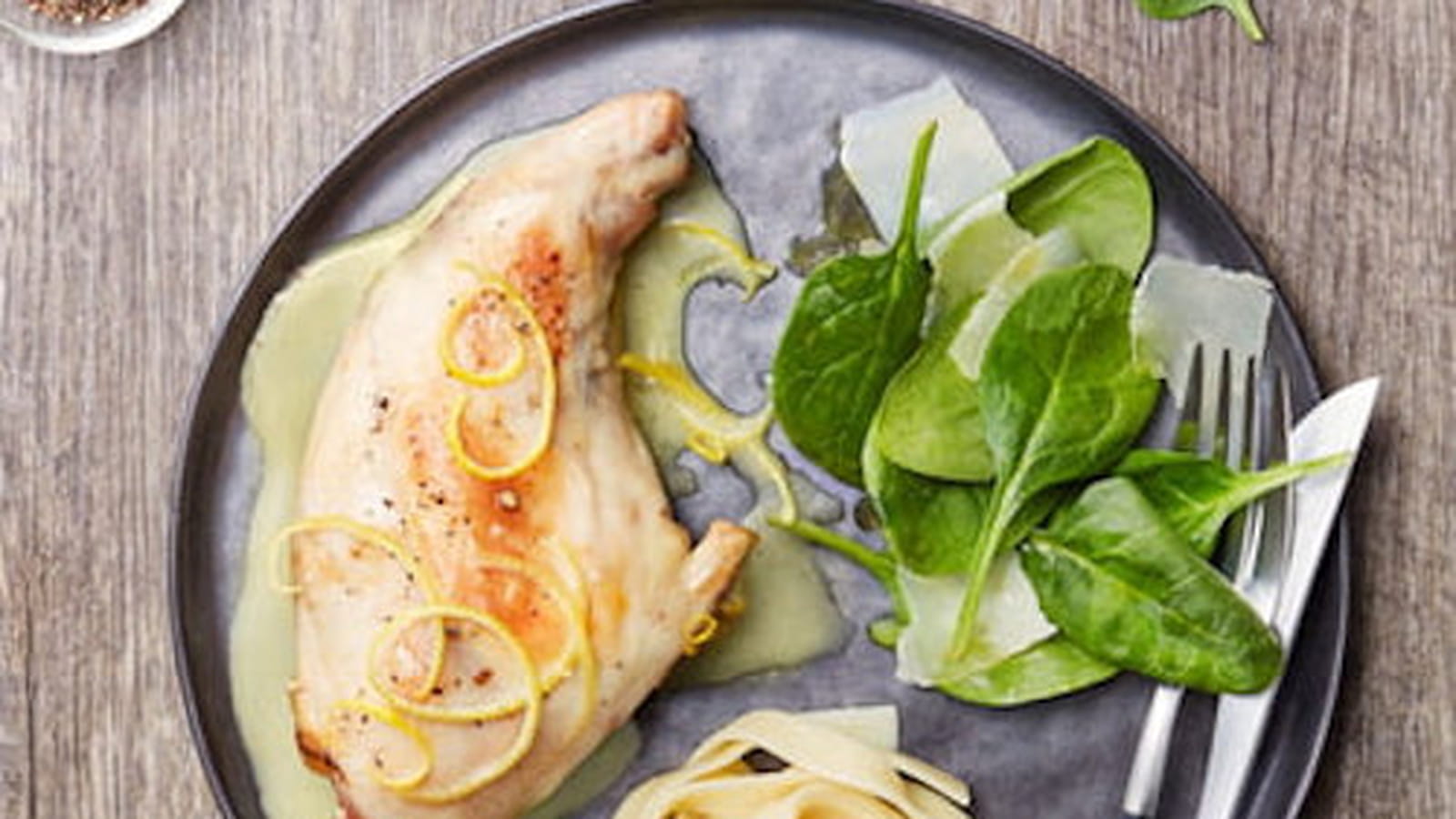 Cuisse de lapin au citron et parmesan