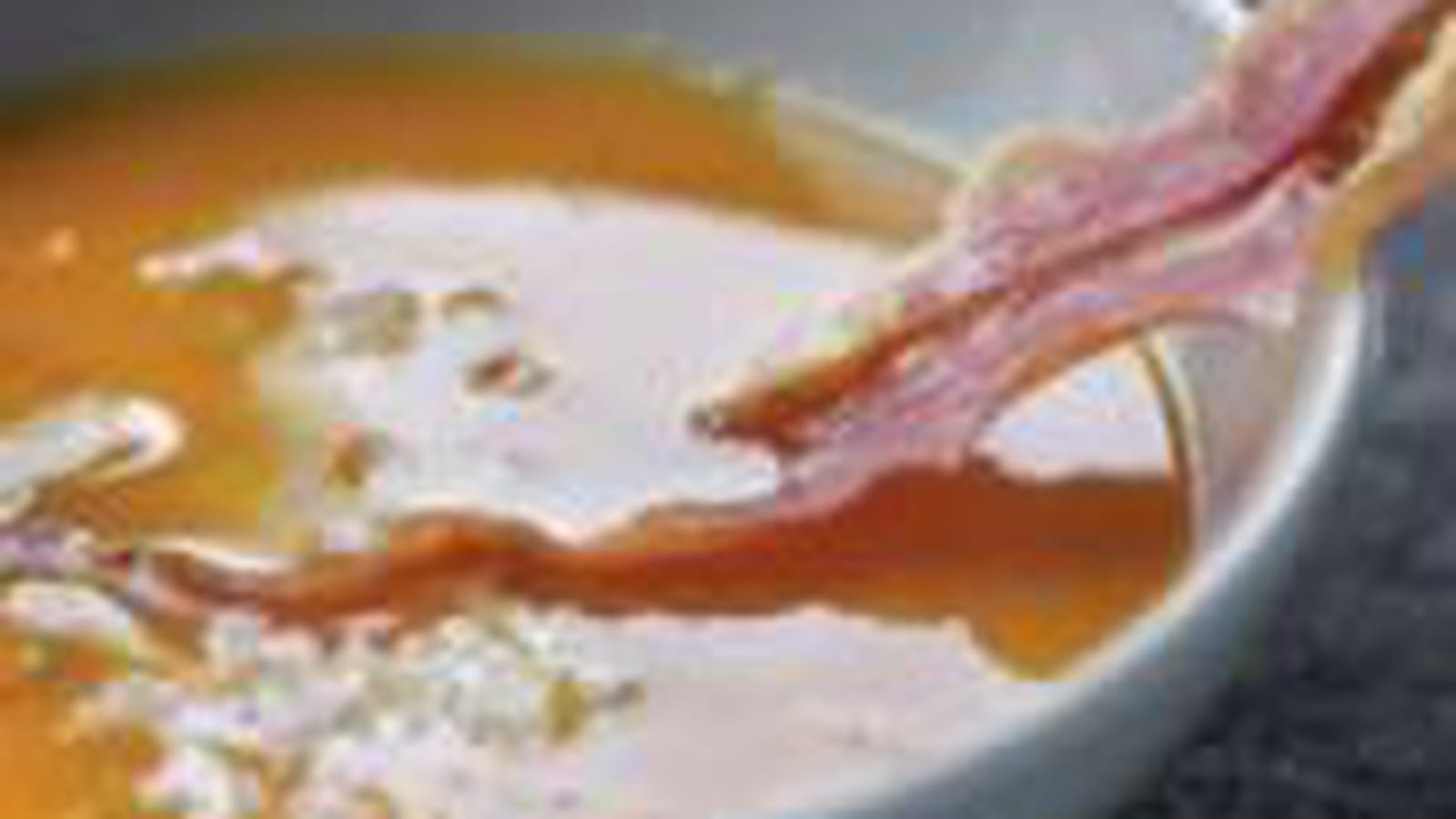 Crème de butternut et jambon de Bayonne
