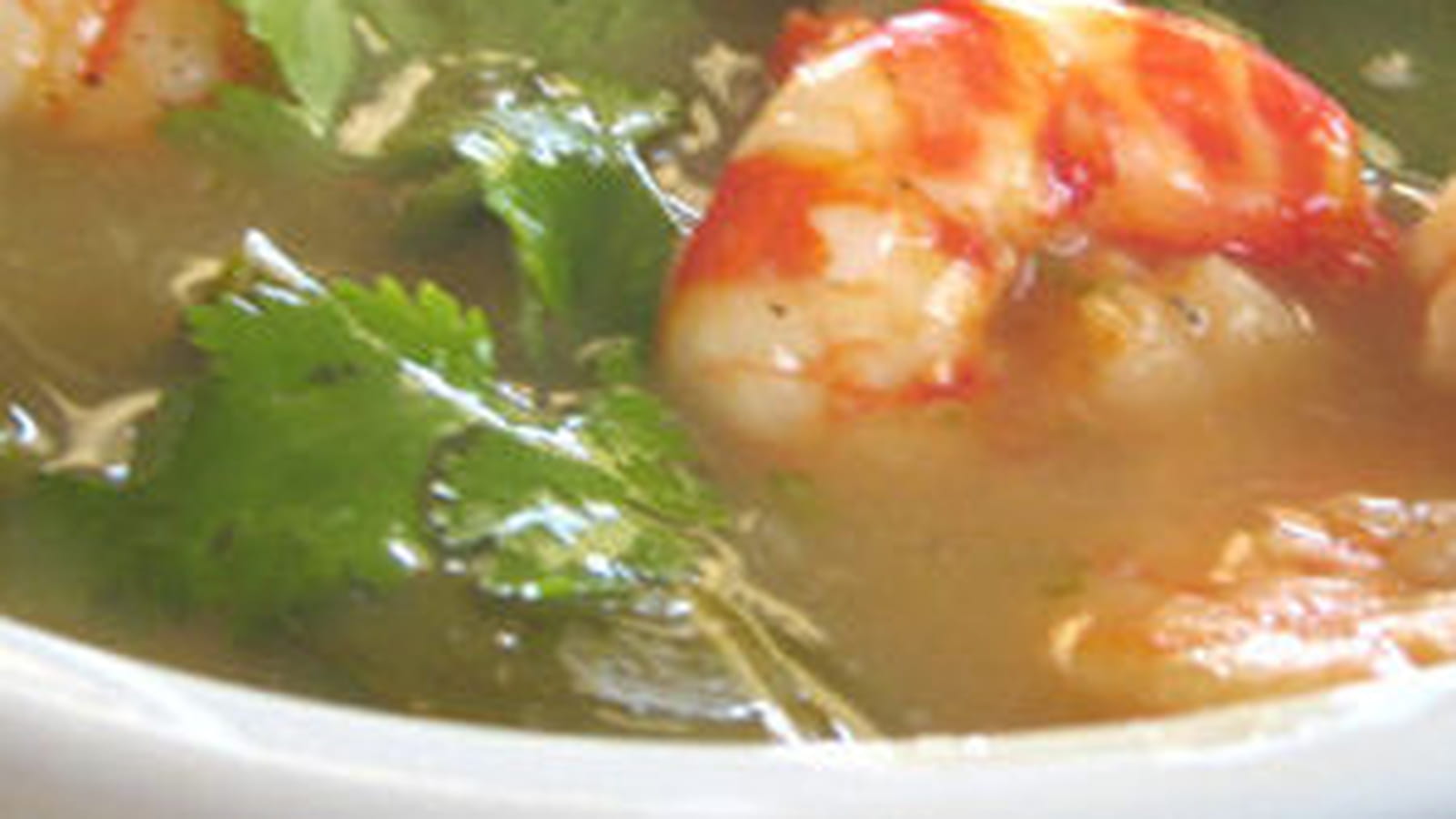 Crevettes sauce citron vert et citronnelle