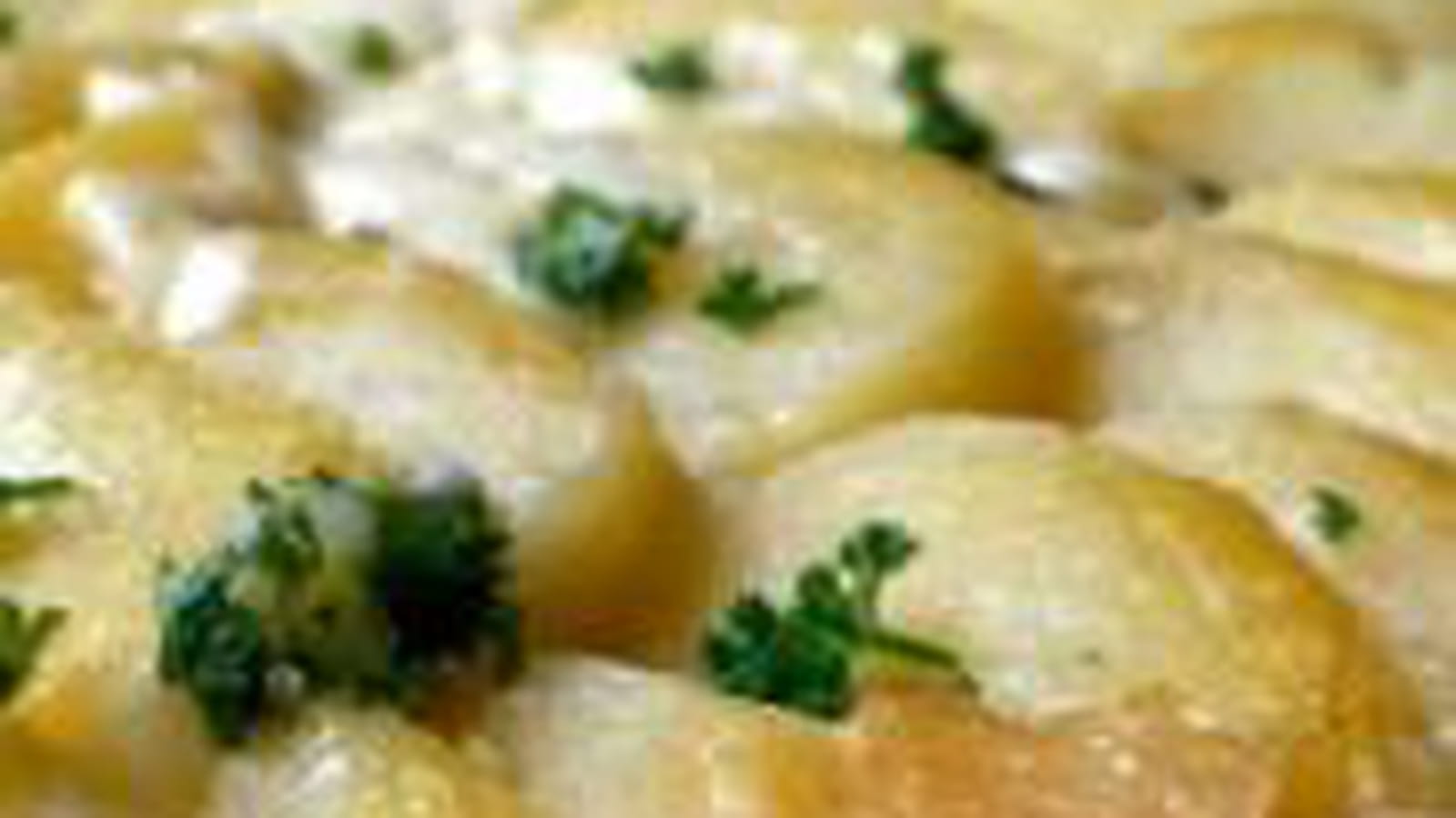Tatin de pommes de terre au cantal