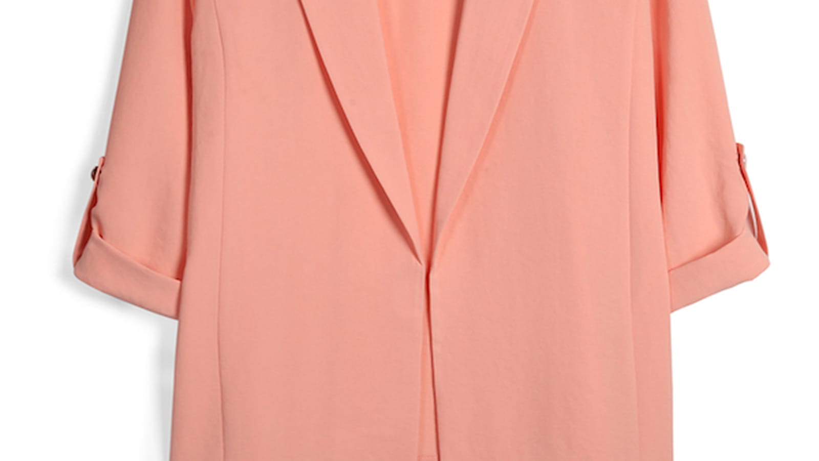 Veste de blazer corail