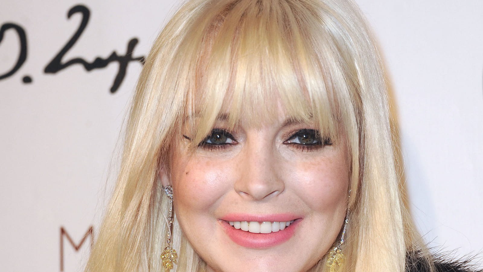Lindsay Lohan avec frange