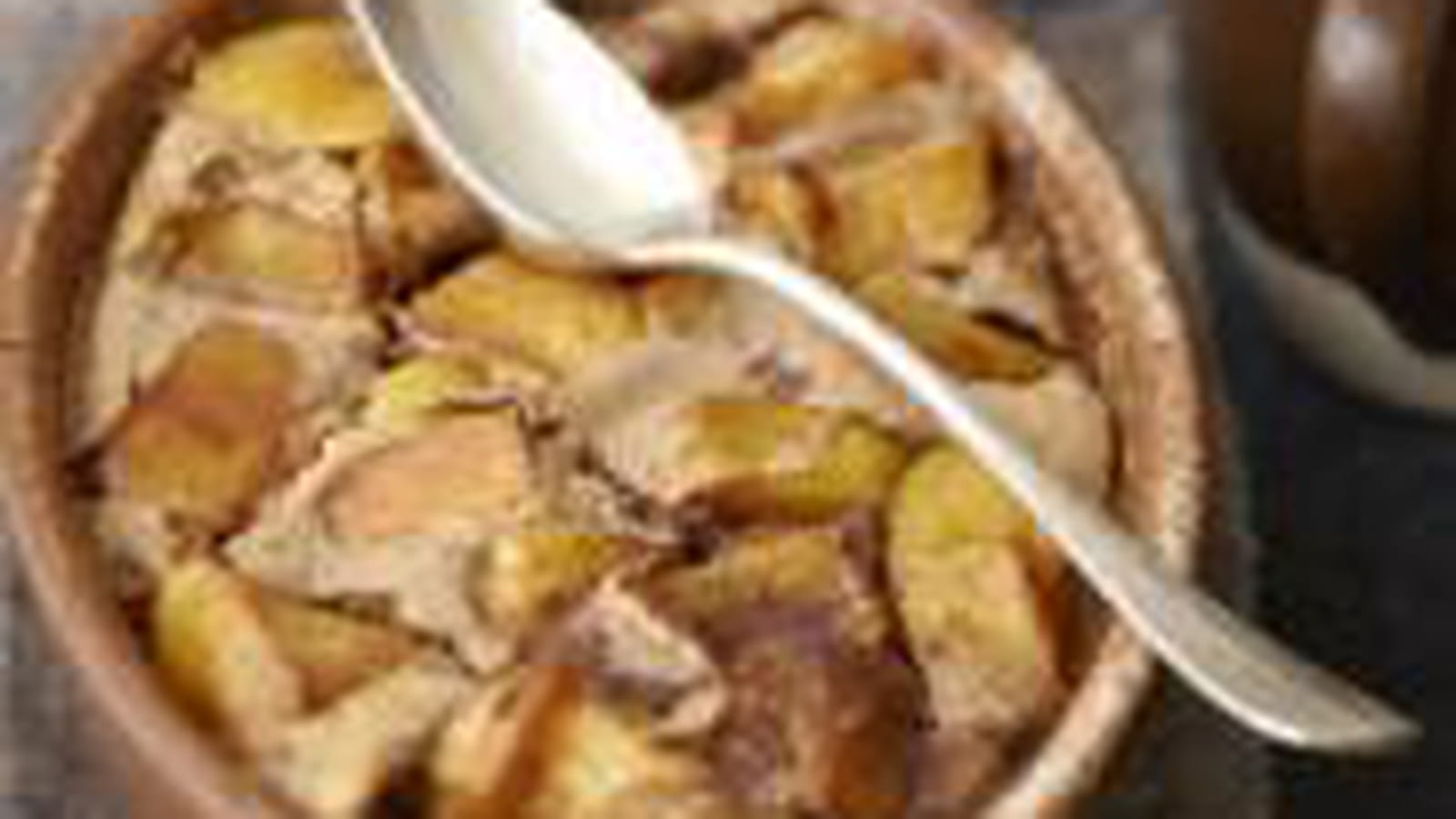 Clafoutis aux pommes au Carré Frais et Banania