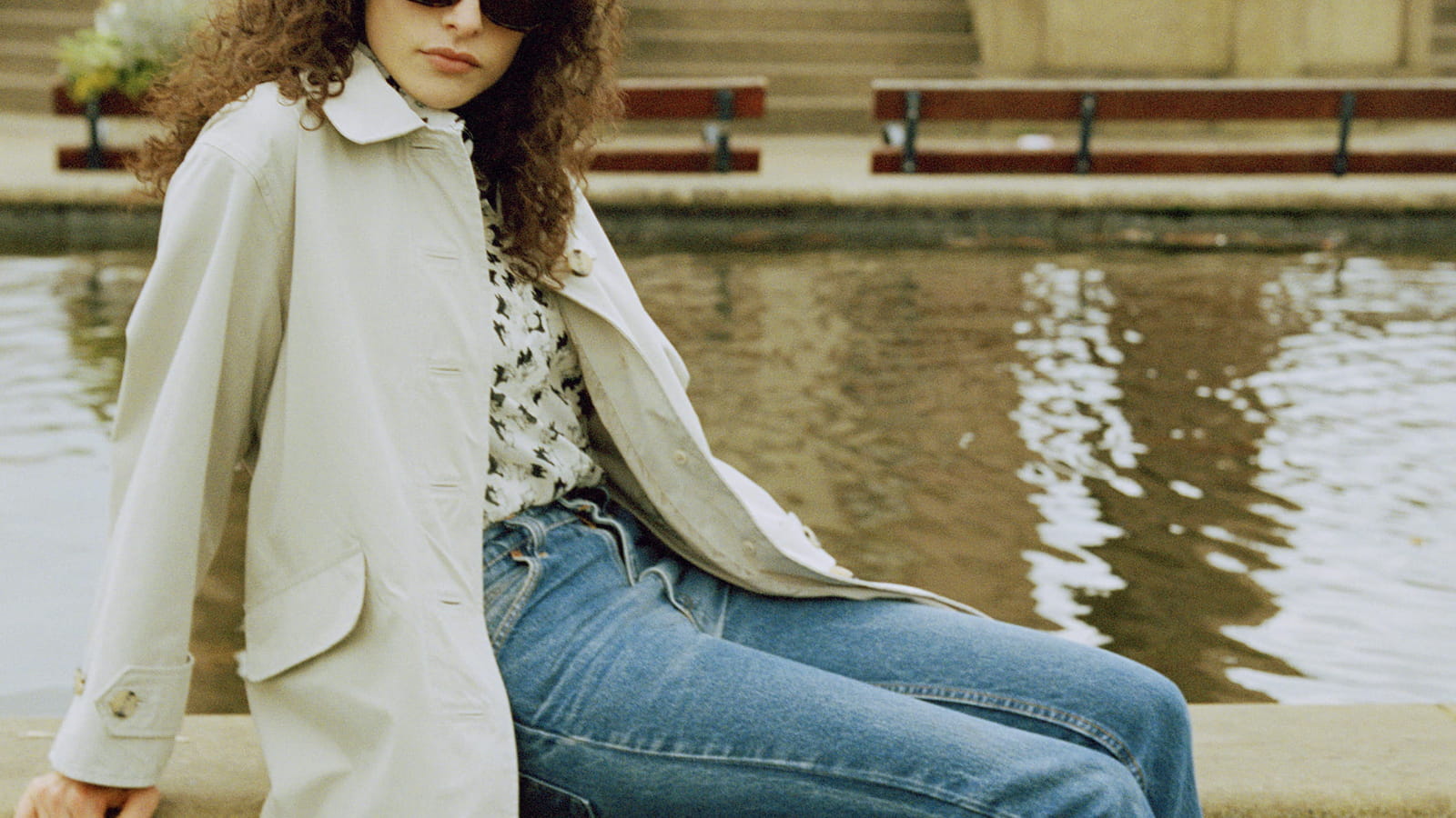 Trench Barbour x Alexa Chung