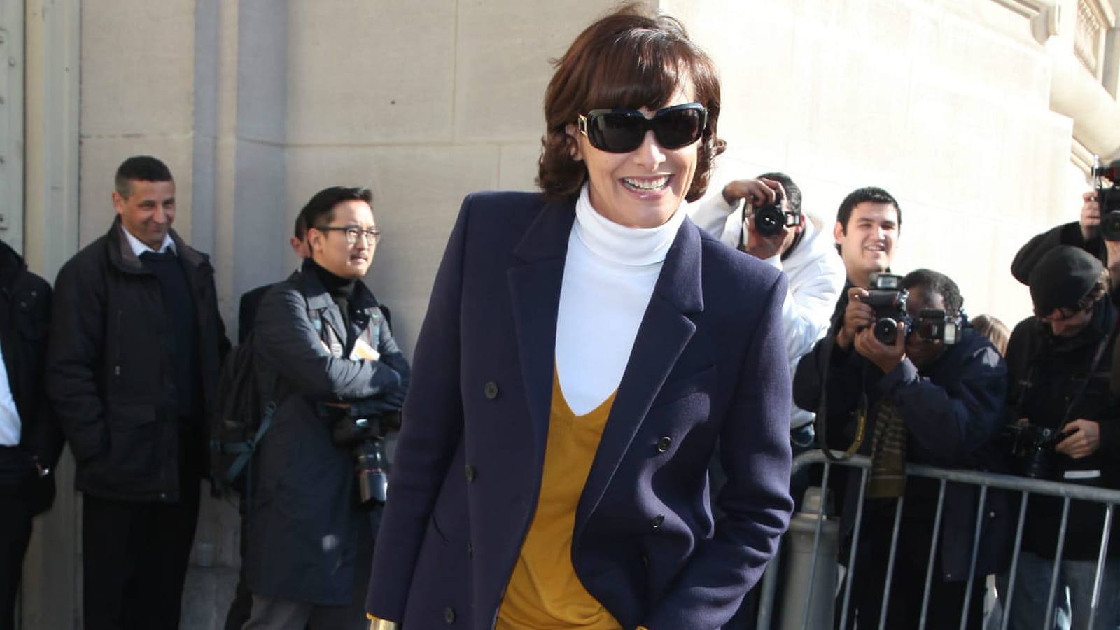 Inès de la Fressange le 8 mars 2011