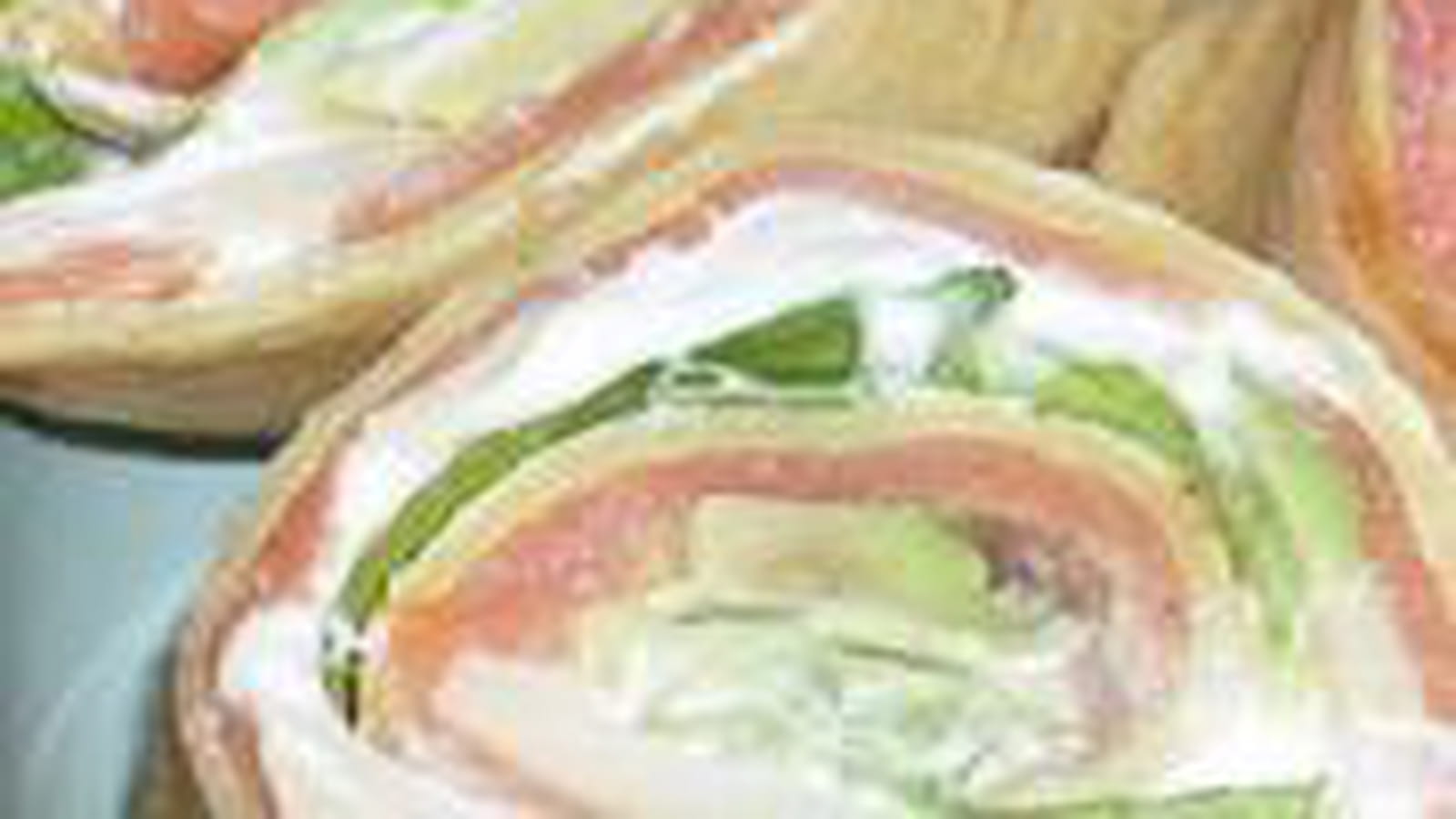Roulés au saumon et à l'emmental