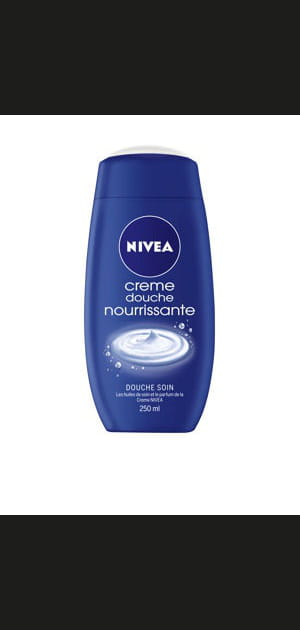 La cr&egrave;me de douche hydratante de Nivea