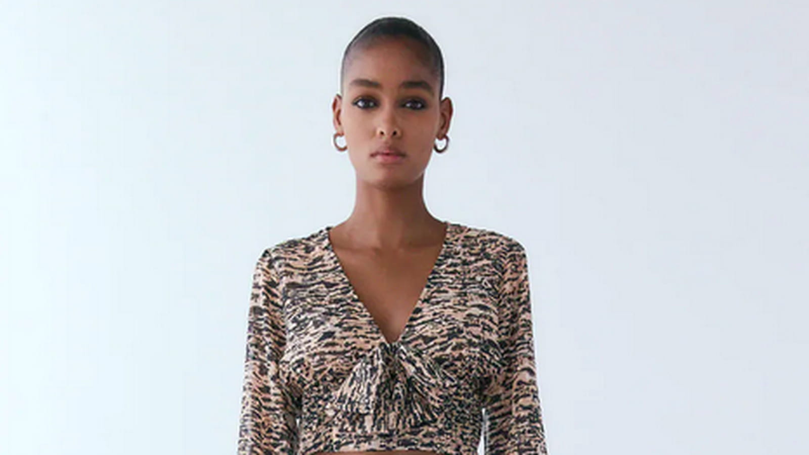 Top imprimé animal Zara