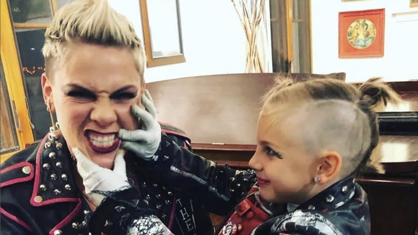 Pink et son fils