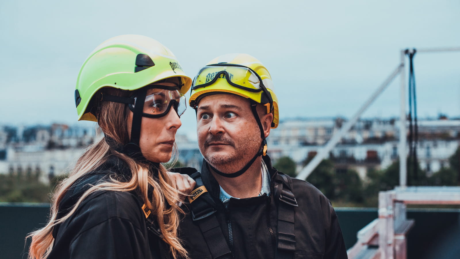 Camille Cerf et Sébastien Cauet