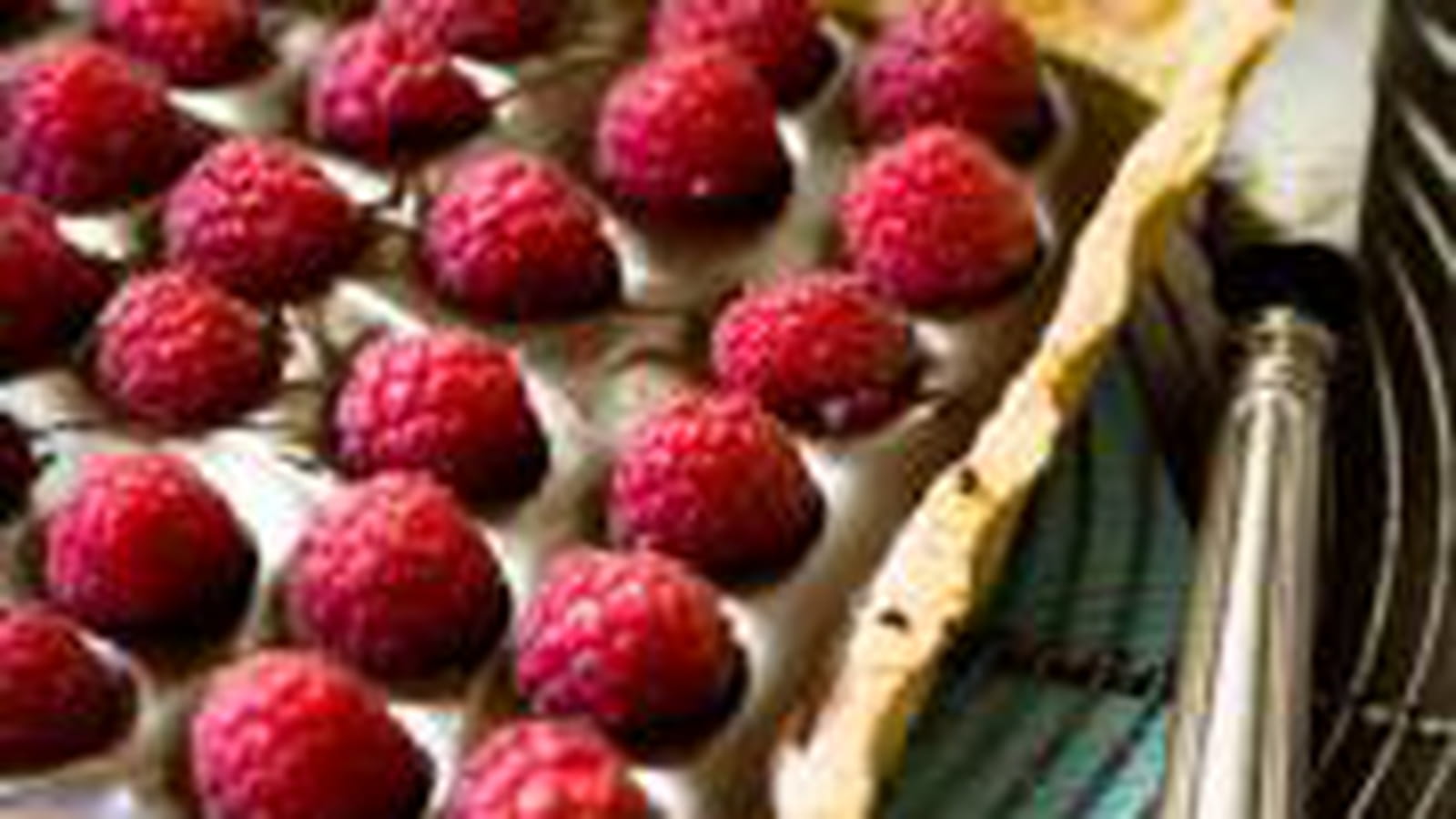 Tarte chocolat-framboise