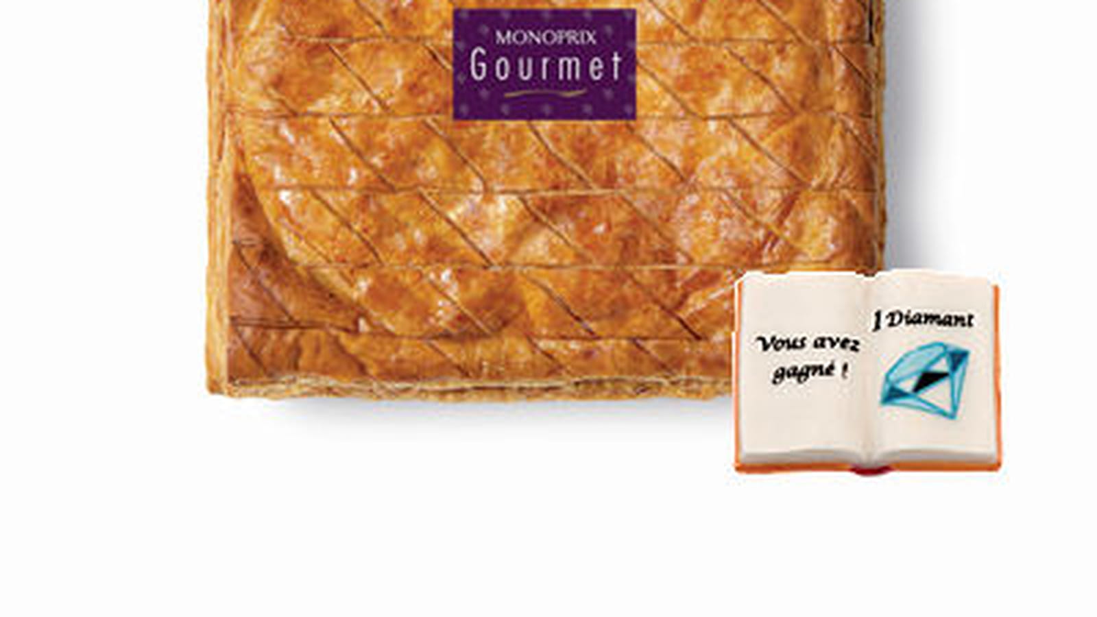 Galette frangipane et brisures de marrons glacés Monoprix Gourmet 