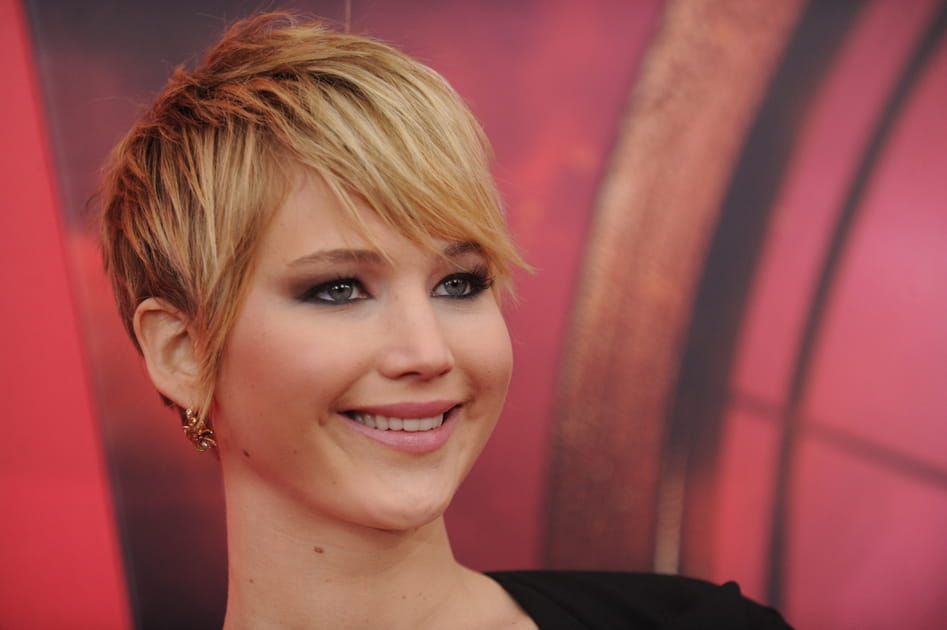 La coupe gar&ccedil;onne effil&eacute;e de Jennifer Lawrence