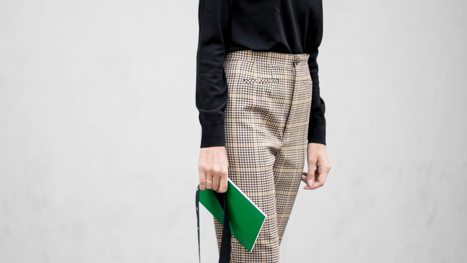 Le pantalon à carreaux 