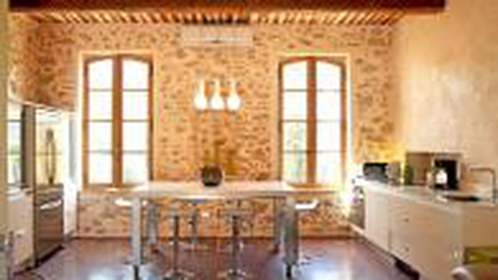 Cuisine ouverte blanche