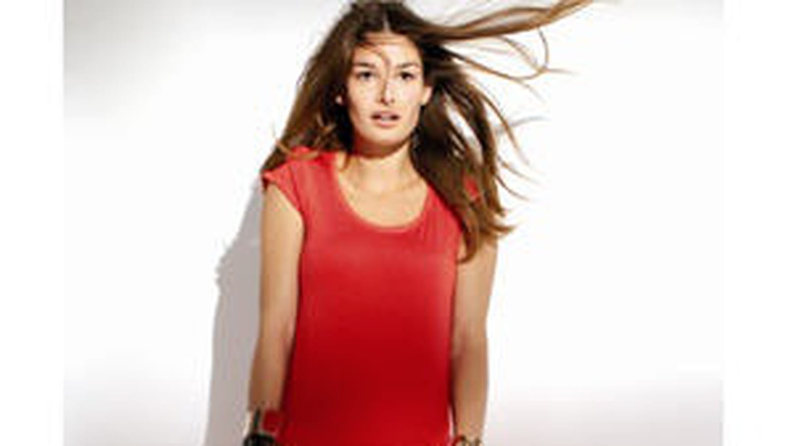 Pantalon rouge orangé de Kookaï
