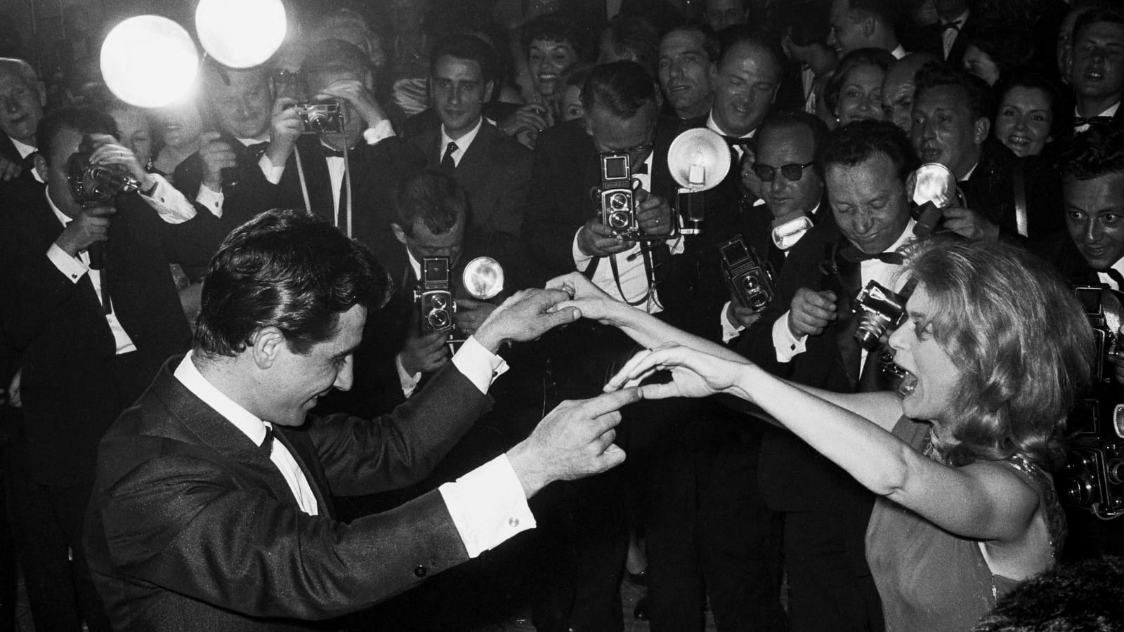 Melina Mercouri et Gilbert Becaudat