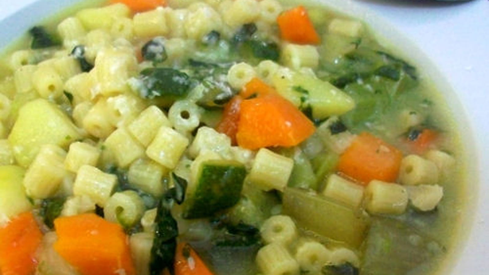 Minestrone de légumes