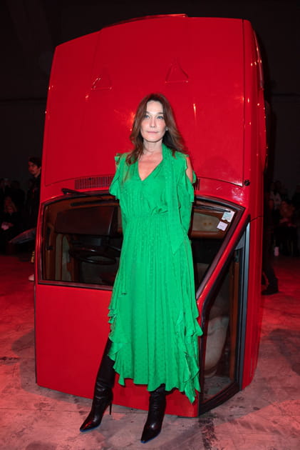 Carla Bruni-Sarkozy au défilé Off-White