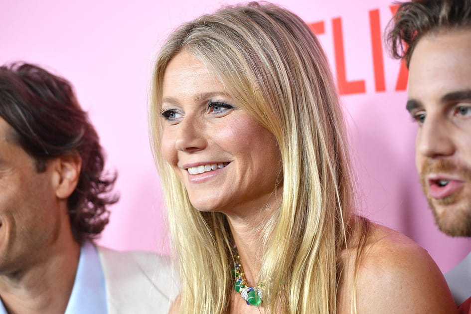Top&nbsp;: Gwyneth Paltrow et son make-up pastel